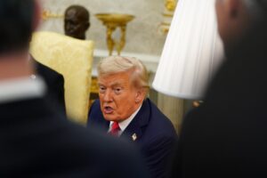 El presidente de Estados Unidos, Donald Trump, en una fotografía de archivo. EFE/AL DRAGO