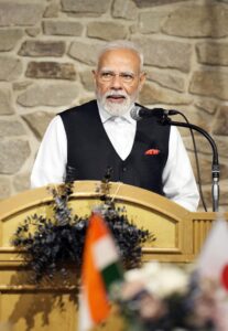 El primer ministro indio, Narendra Modi, en Sendai, prefectura de Miyagi, noreste de Japón, el 30 de agosto de 2025. EFE/EPA/JAPAN POOL VIA JIJI PRESS