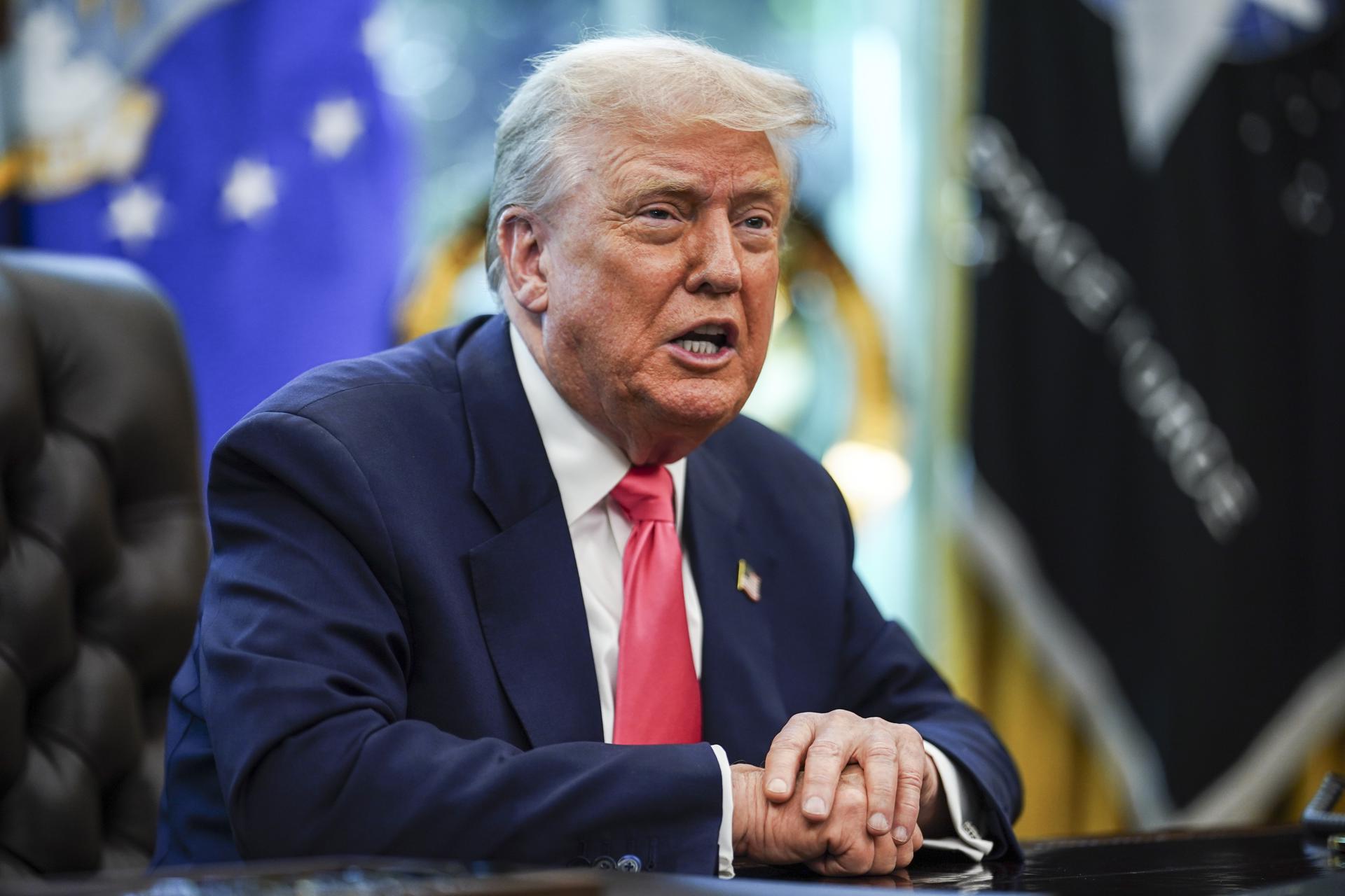 Foto de archivo del presidente de EE.UU., Donald Trump. EFE/WILL OLIVER / POOL