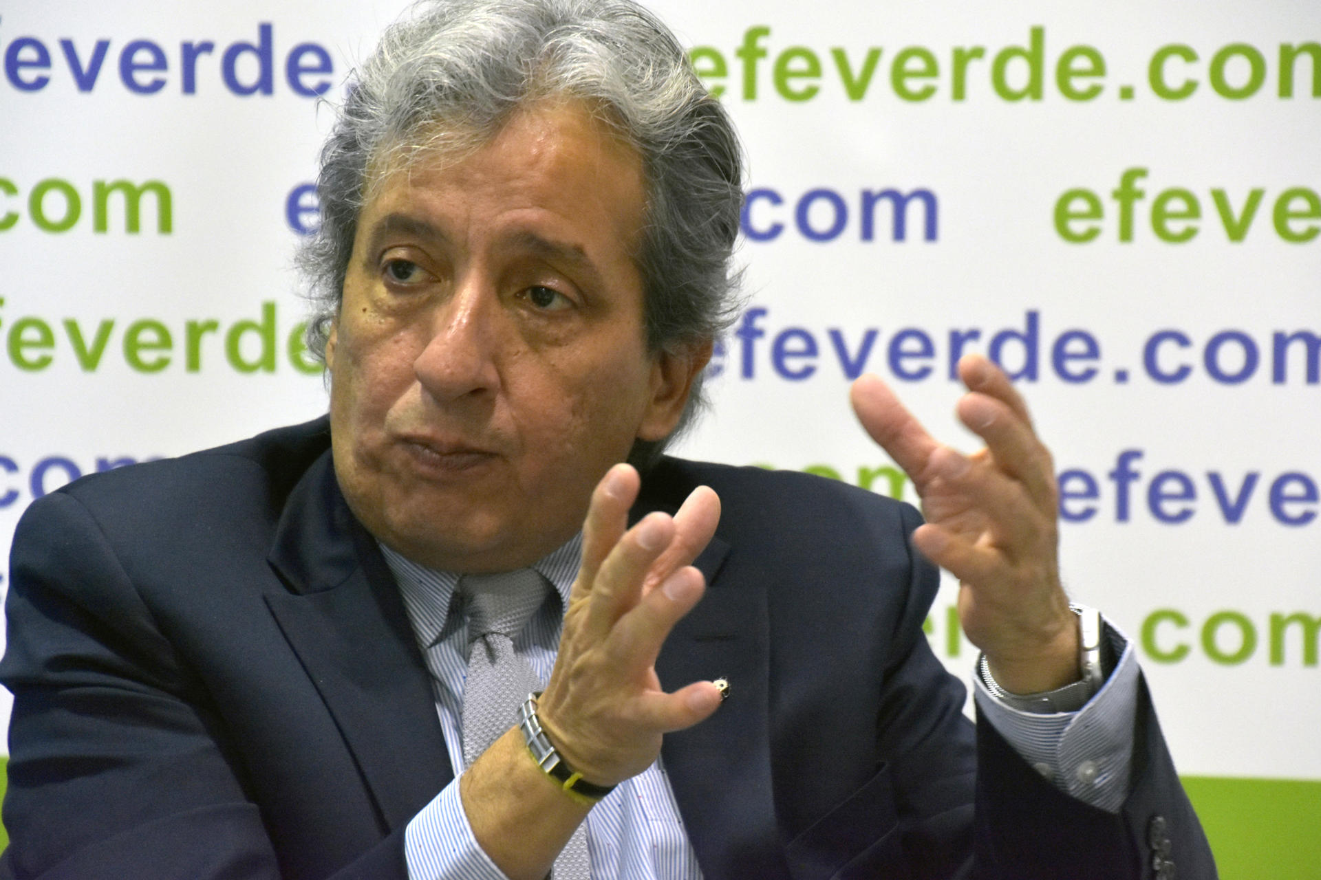 Pulgar-Vidal, uno de los arquitectos del Acuerdo de París, considera que las medidas del Gobierno del presidente de Estados Unidos, Donald Trump, son un fenómeno "coyuntural". EFE/Manuel Moncada/ARCHIVO.
