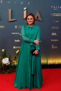 La actriz Carmen Morales posa a su llegada a la alfombra roja de los Premios Talía, el pasado mes de mayo en Madrid. EFE/ Chema Moya