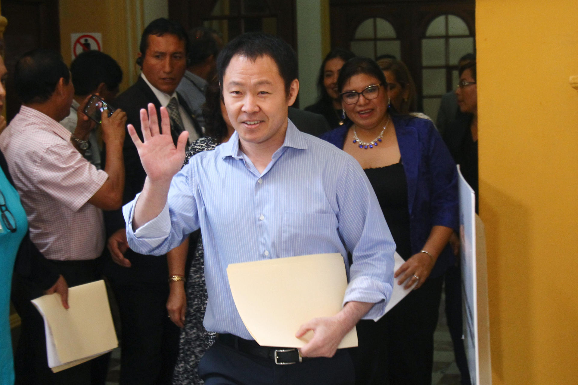Foto de archivo de Kenji Fujimori, hijo del expresidente peruano Alberto Fujimori. EFE/EDUARDO CAVERO.