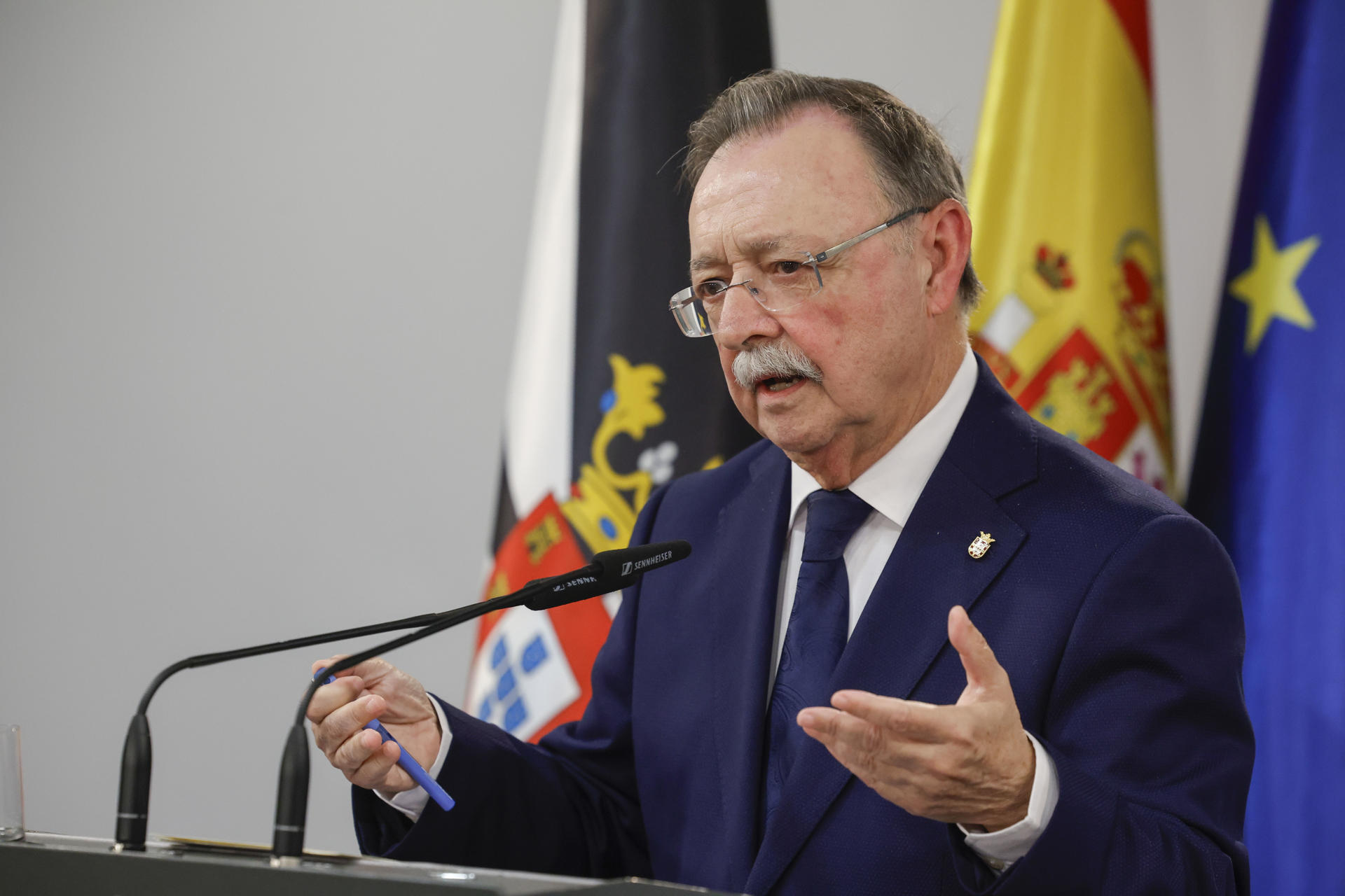 El presidente de Ceuta Juan Jesús Vivas en una imagen de archivo. EFE/ Zipi Aragón