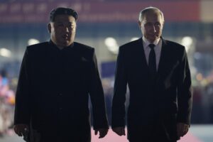 El líder norcoreano, Kim Jong-un, y el presidente ruso, Vladímir Putin, en una foto de archivo. EFE/EPA/GAVRIIL GRIGOROV / SPUTNIK / KREMLIN POOL