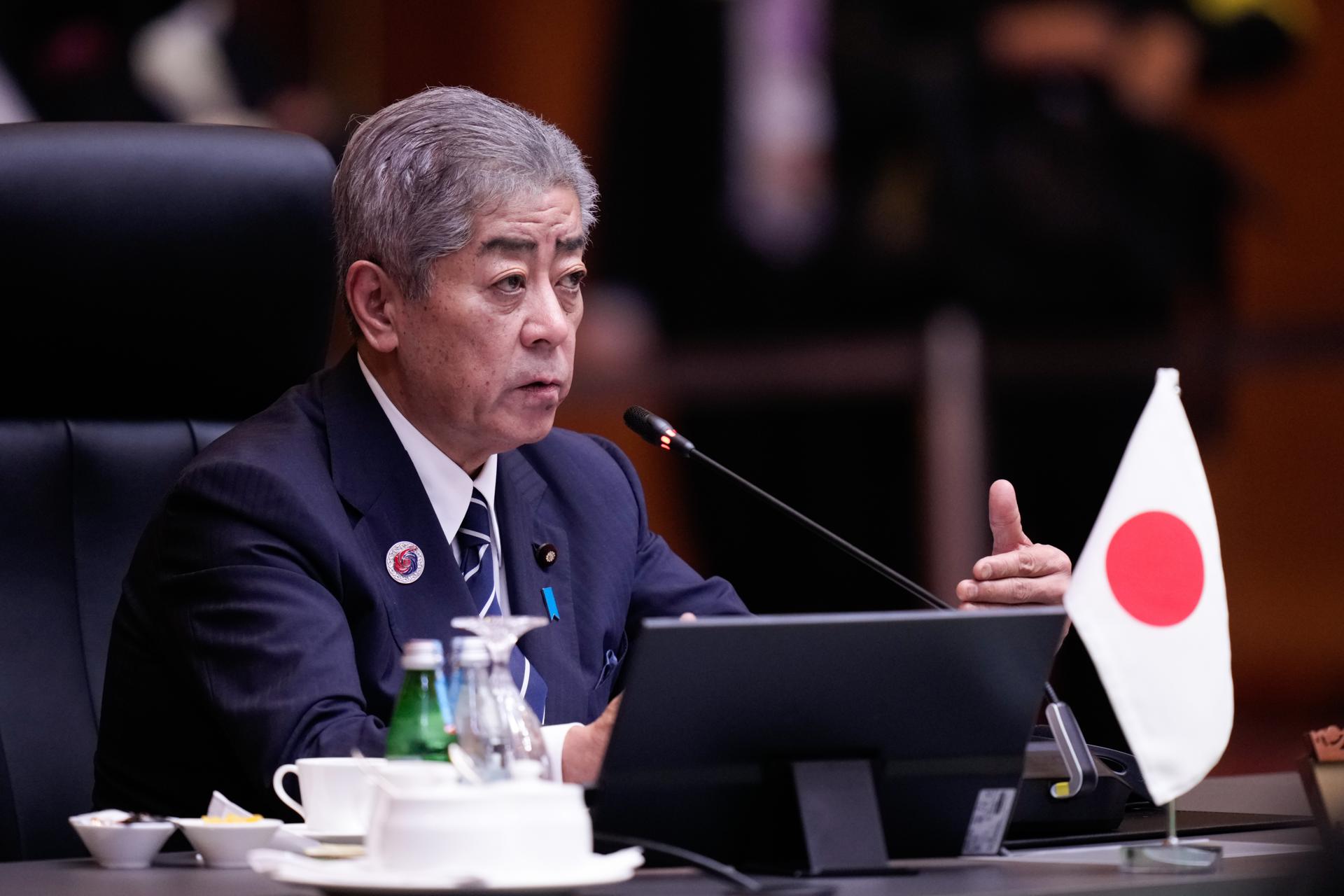 El ministro japonés de Exteriores, Takeshi Iwaya, en una foto de archivo. EFE/EPA/VINCENT THIAN / POOL
