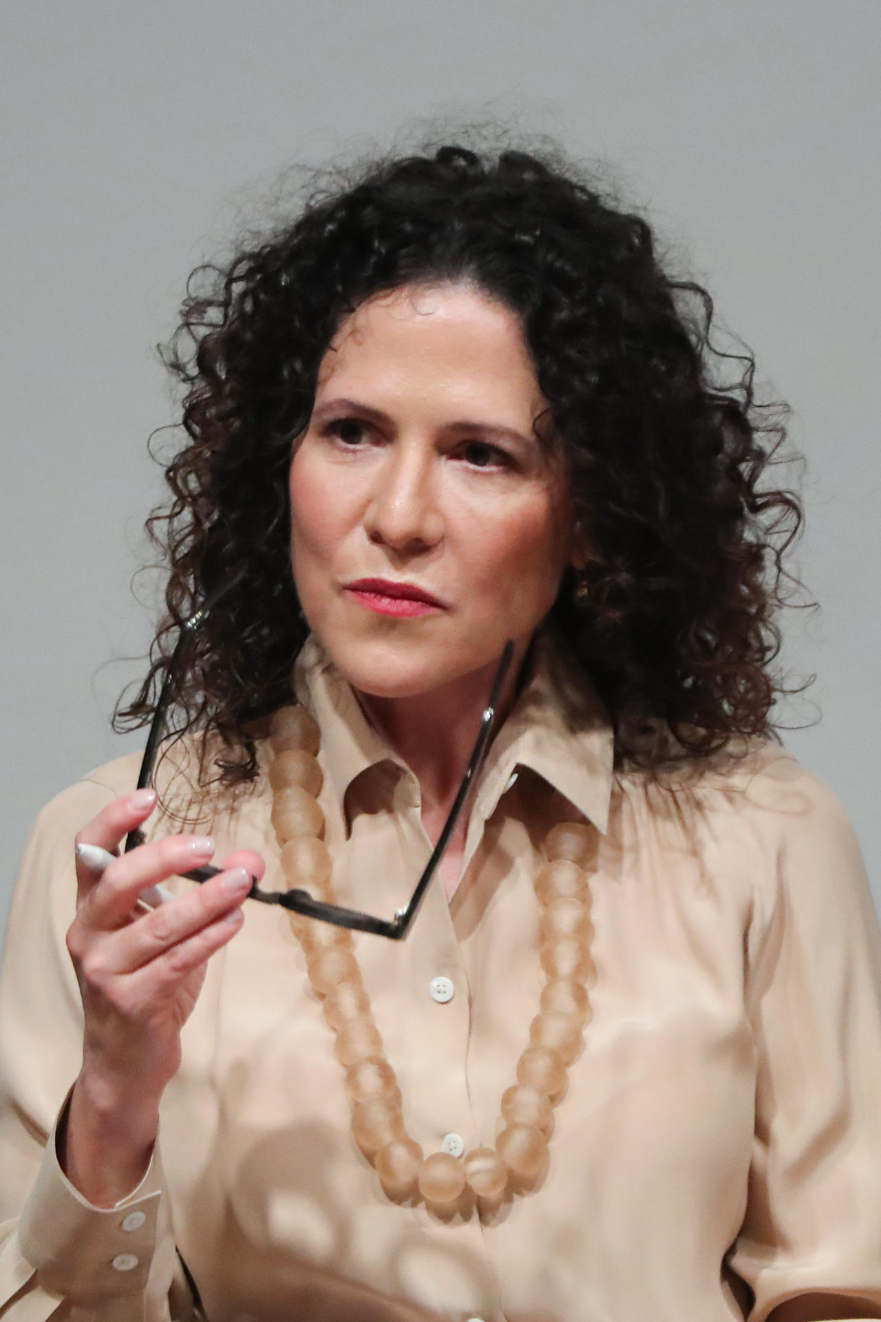 La secretaria de Cultura de Guanajuato, Lizeth Galván Cortés, participa en una rueda de prensa por la presentación de la edición 53 del Festival Internacional Cervantino (FIC) este lunes, en el Palacio de Bellas Artes, en Ciudad de México (México). EFE/ Mario Guzmán