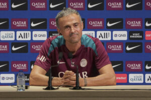 El técnico del París Saint Germain, Luis Enrique Martínez. EFE/ Edgar Sapiña Manchado