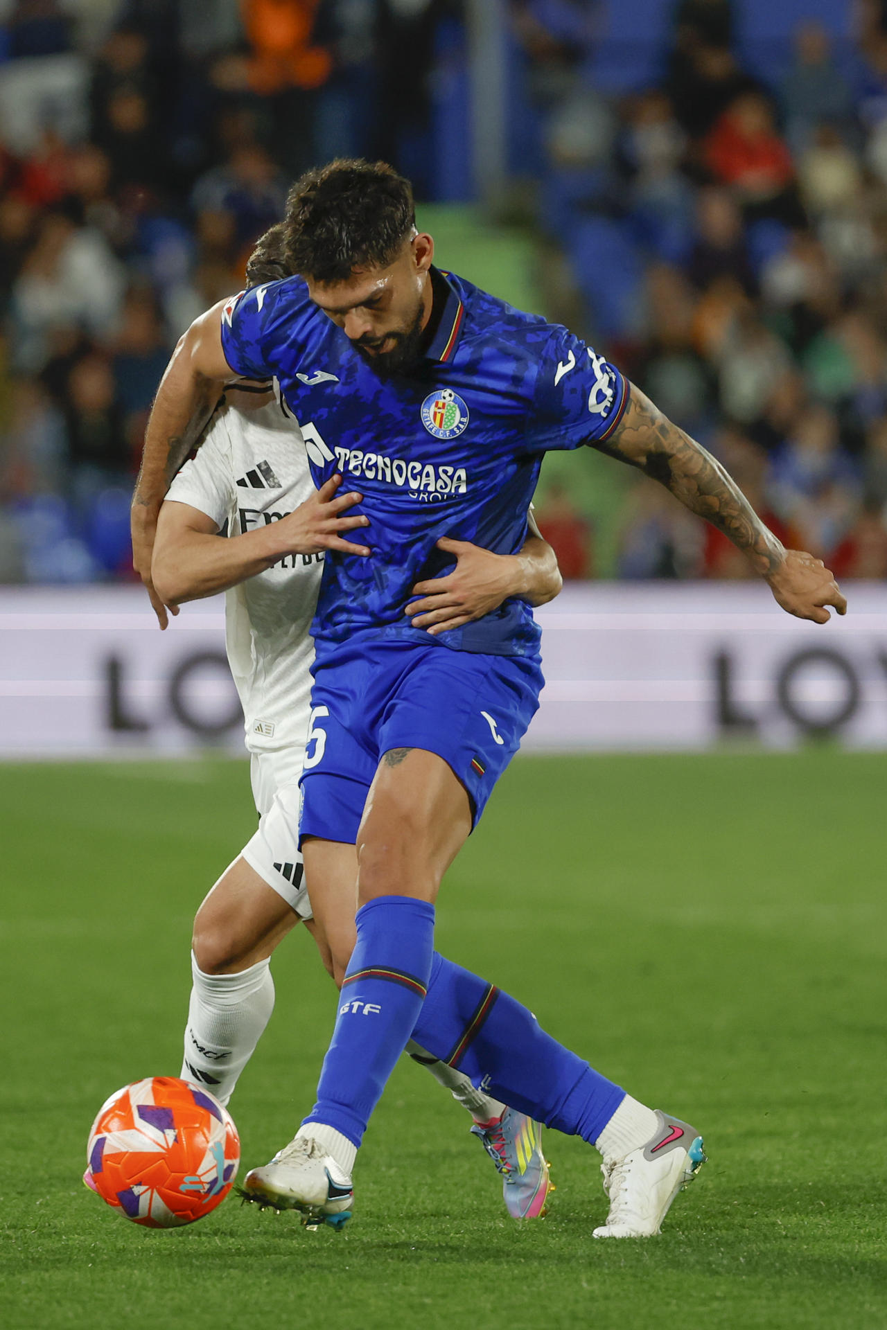 Imagen de archivo del internacional paraguayo Omar Alderete, que el Getafe ha traspasado al Sunderland. EFE/Mariscal/Archivo

