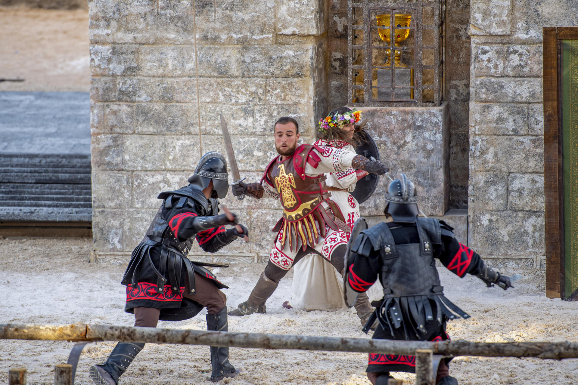Imagen de archivo del parque temático sobre la historia de España "Puy du Fou". EFE/Ismael Herrero/Archivo