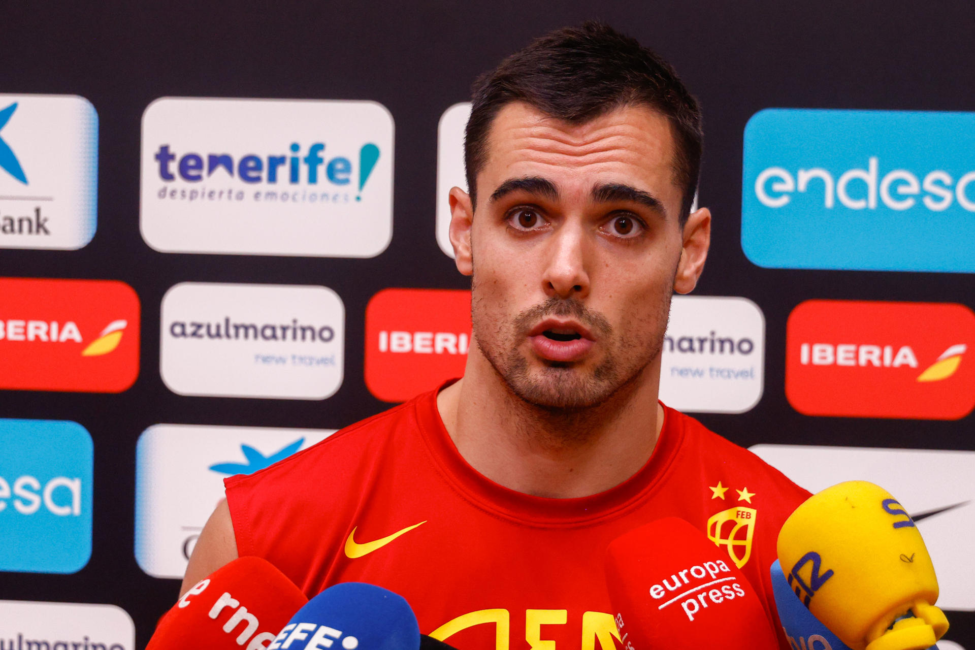 El alero de la selección española de baloncesto Alberto Abalde. EFE/ Quique García