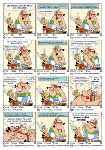 La saga de Astérix y Obélix, y su perro Ideafix, viaja a Lusitania para su nuevo cómic que estará en las librerías el 23 de octubre y que, según "pistas" reveladas a EFE por fuentes de Les éditions Albert René/Salvat es muy probable que incluya nuevos personajes y, de ellos, "unos cuantos lusitanos". EFE/Anaya SÓLO USO EDITORIAL, PERMITIDO SU USO SÓLO EN RELACIÓN A LA INFORMACIÓN QUE APARECE EN EL PIE DE FOTO (CRÉDITO OBLIGATORIO)