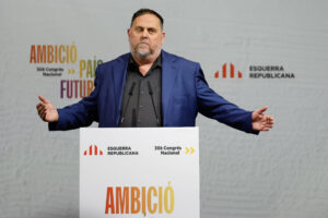 El presidente de ERC, Oriol Junqueras. EFE/Alberto Estévez