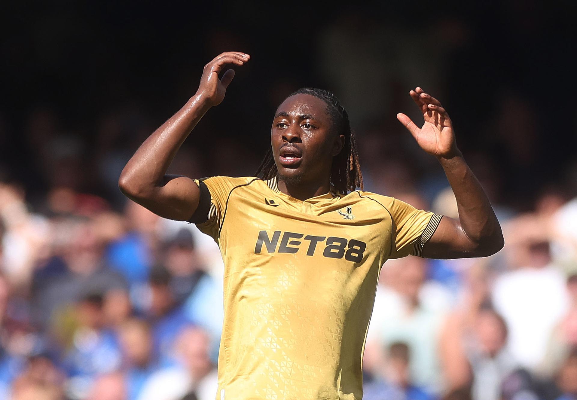 Eberechi Eze, con la camiseta del Crystal Palace. EFE/EPA/NEIL HALL/Archivo