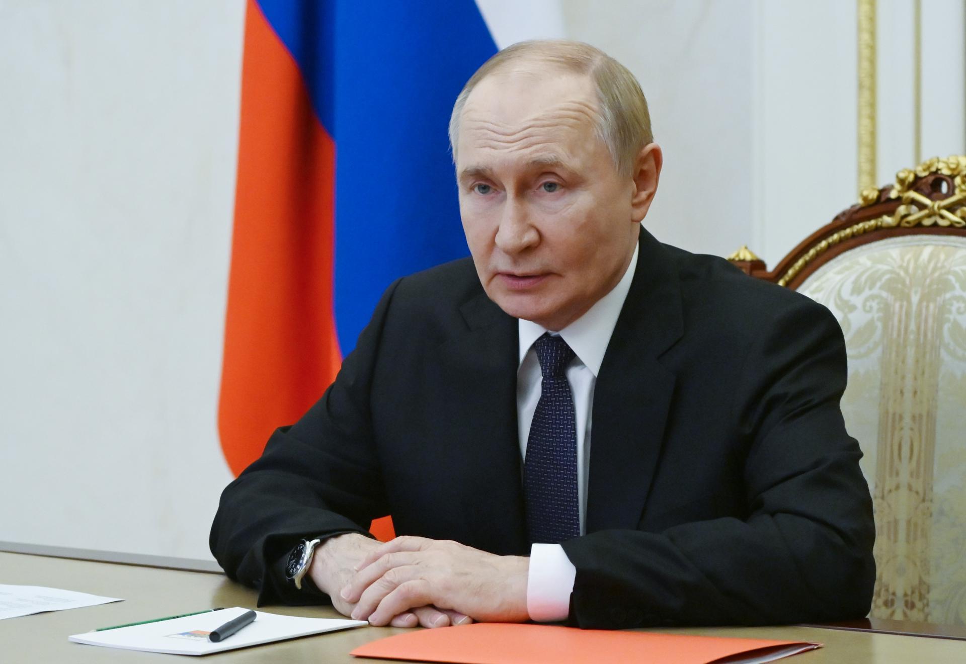 El presidente ruso Vladímir Putin. EFE/EPA/PAVEL BYRKIN / SPUTNIK / KREMLIN POOL