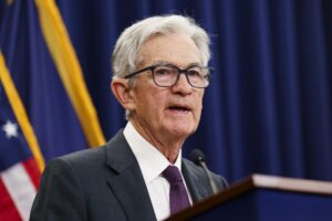 Foto de archivo del presidente de la Reserva Federal, Jerome Powell. EFE/WILL OLIVER