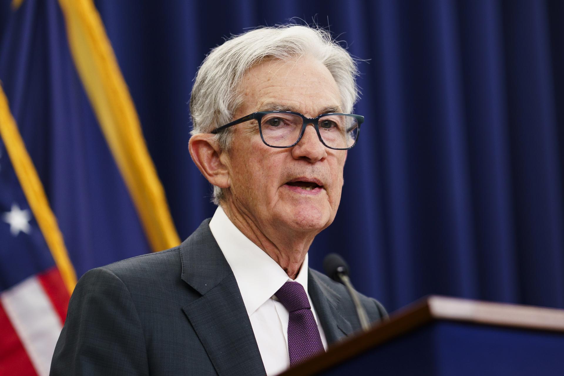 Foto de archivo del presidente de la Reserva Federal, Jerome Powell. EFE/WILL OLIVER