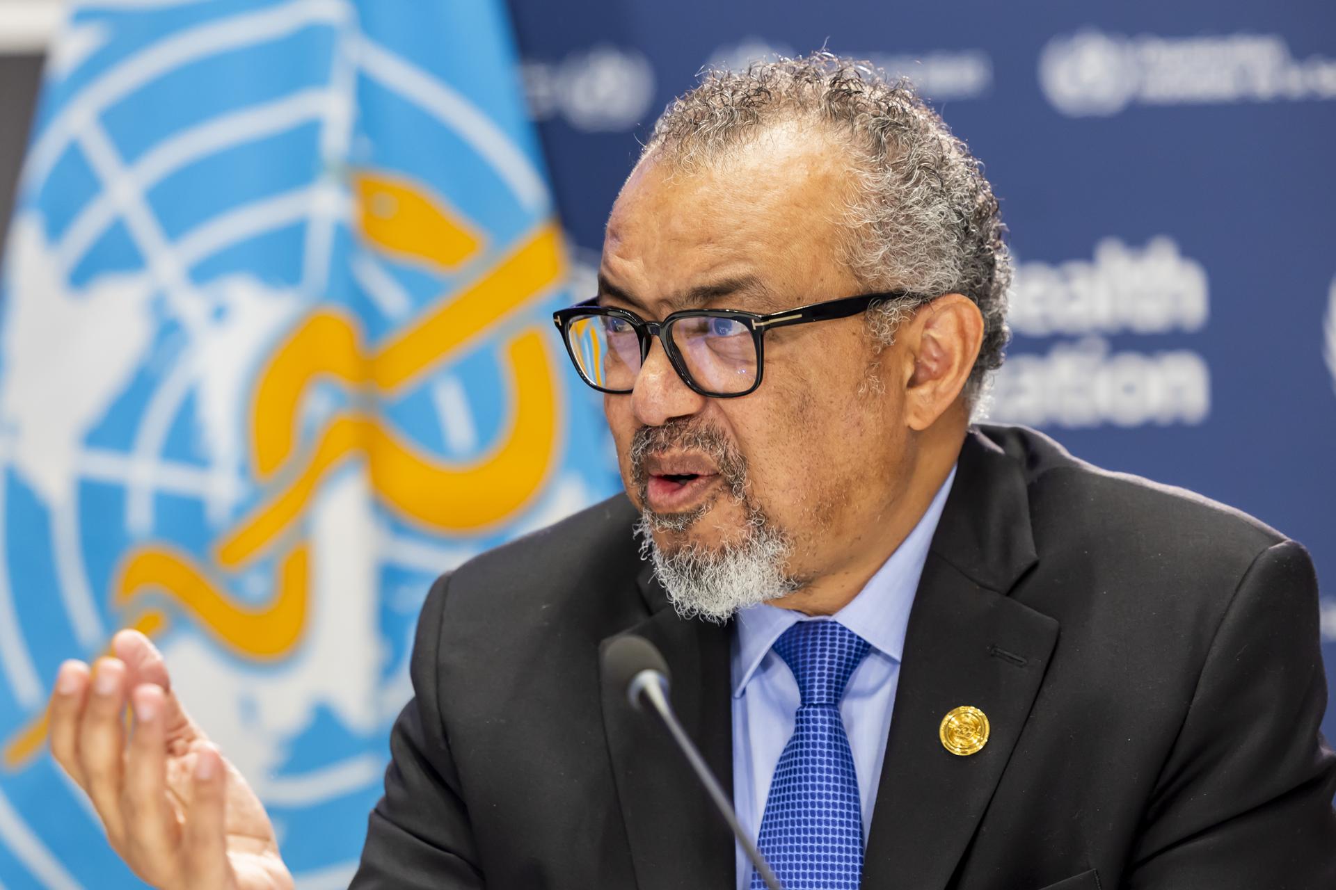 El director general de la Organización Mundial de la Salud (OMS), Tedros Adhanom Ghebreyesus. EFE/EPA/SALVATORE DI NOLFI
