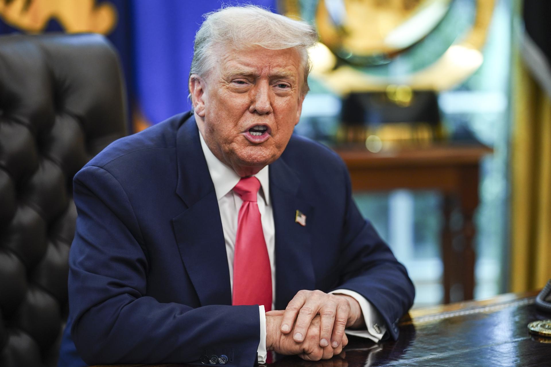 Fotografía de archivo del presidente de EE.UU., Donald Trump. EFE/EPA/WILL OLIVER / POOL