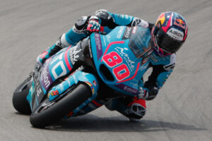 Foto de archivo del piloto colombiano de Moto2 David Alonso (Kalex). EFE/ Javier Cebollada
