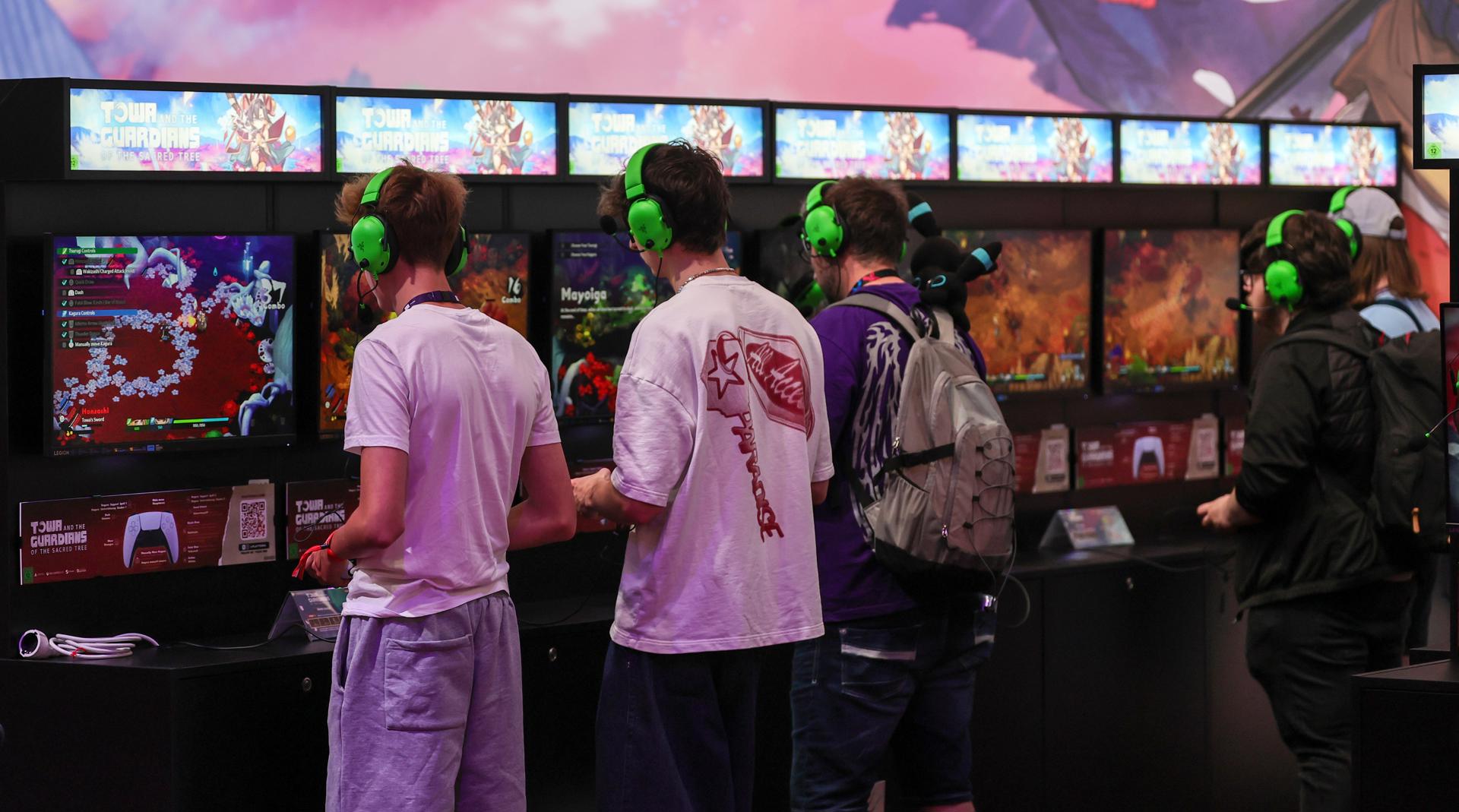 Gamescom en Colonia, Alemania. EFE/EPA/RONALD WITTEK
