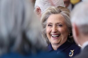 Fotografía de la demócrata Hillary Clinton, ex primera dama y candidata presidencial de su partido en las elecciones de 2016. EFE//evin Lamarque