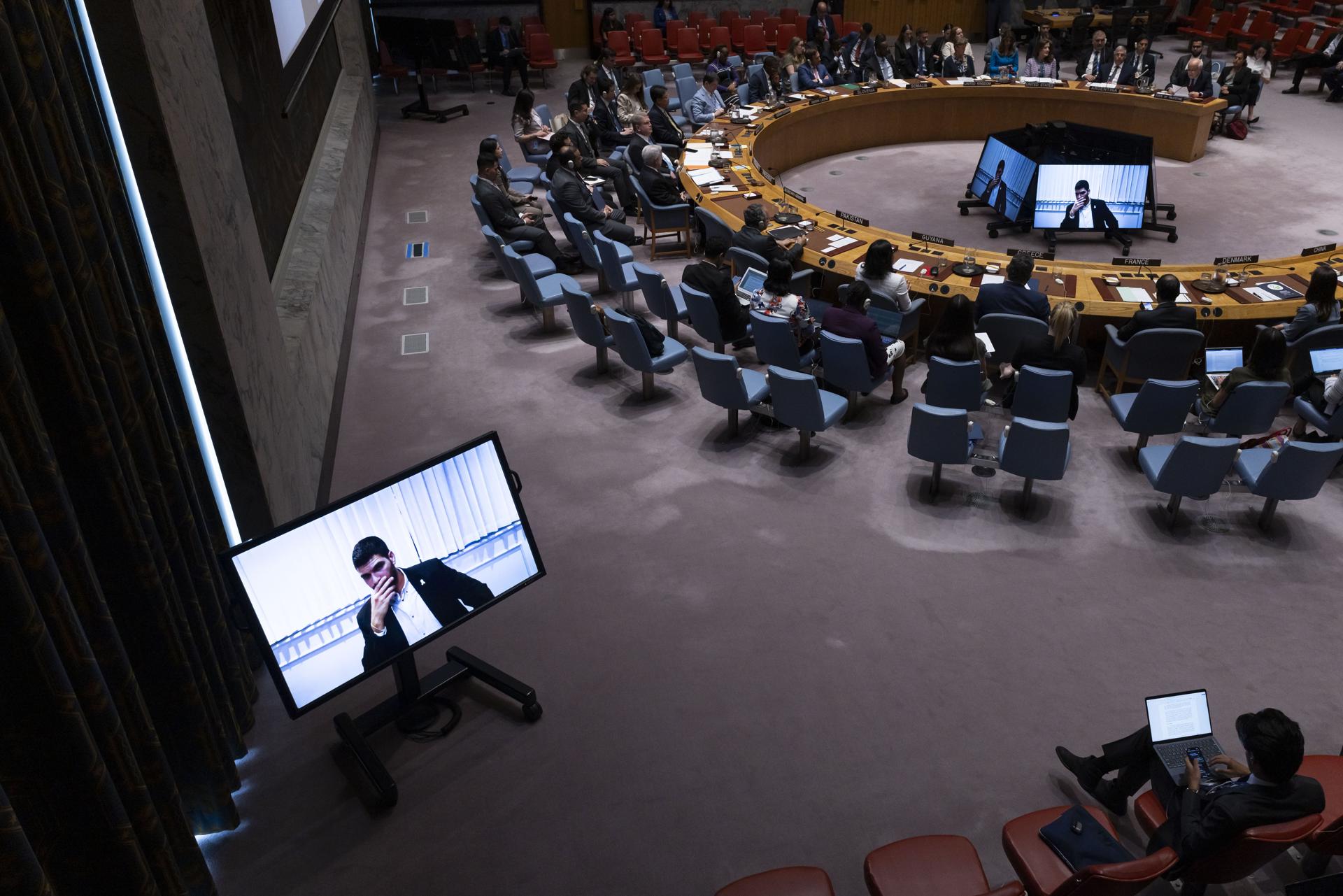 Fotografía de archivo del Consejo de Seguridad de la ONU. EFE/JUSTIN LANE