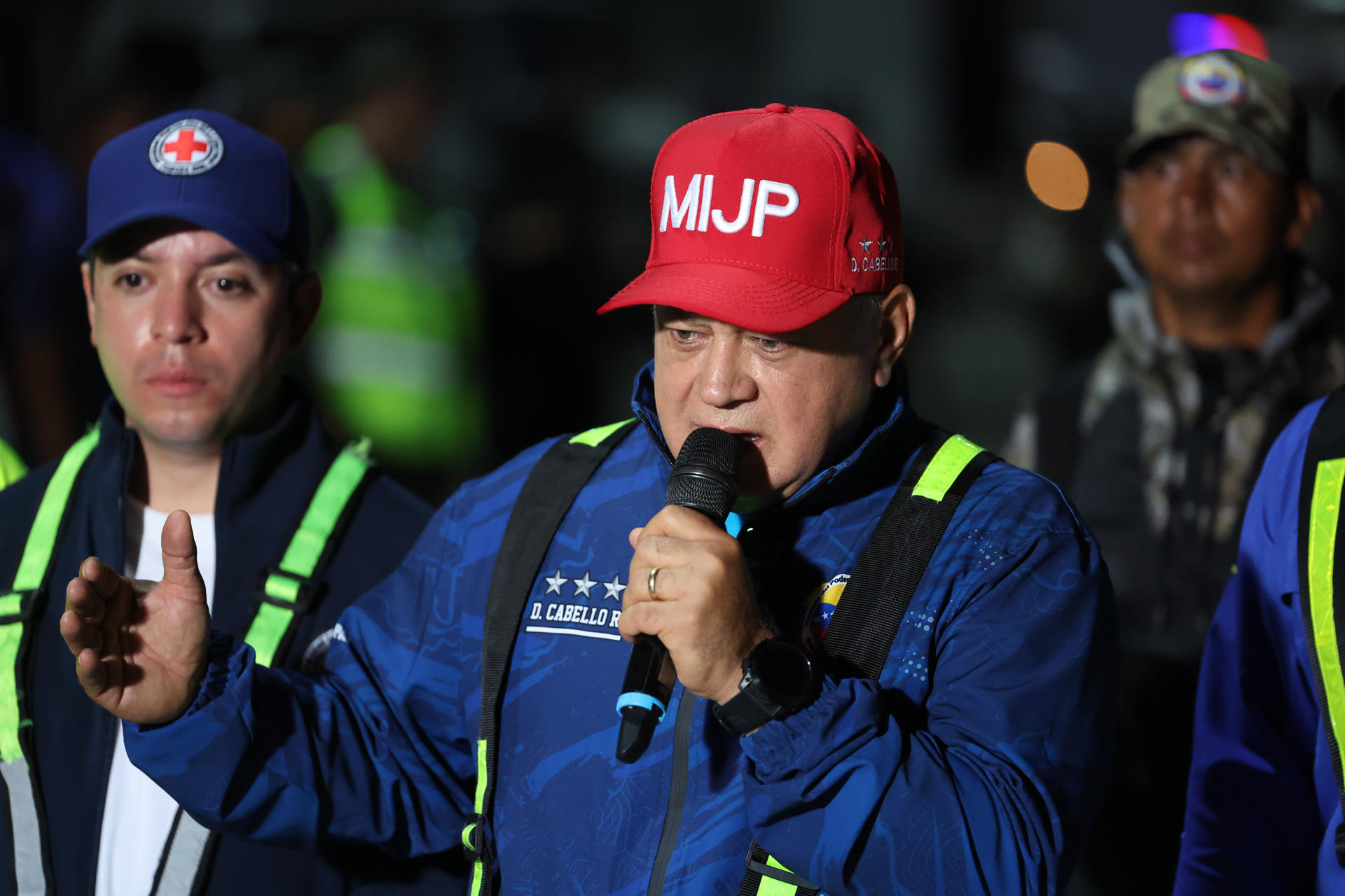 El titular de Interior y Justicia de Venezuela, Diosdado Cabello, en una fotografía de archivo. EFE/ Miguel Gutiérrez