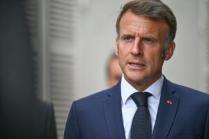 El presidente francés, Emmanuel Macron, el 13 de agosto de 2025.EFE/EPA/PHILIPPE MAGONI / POOL