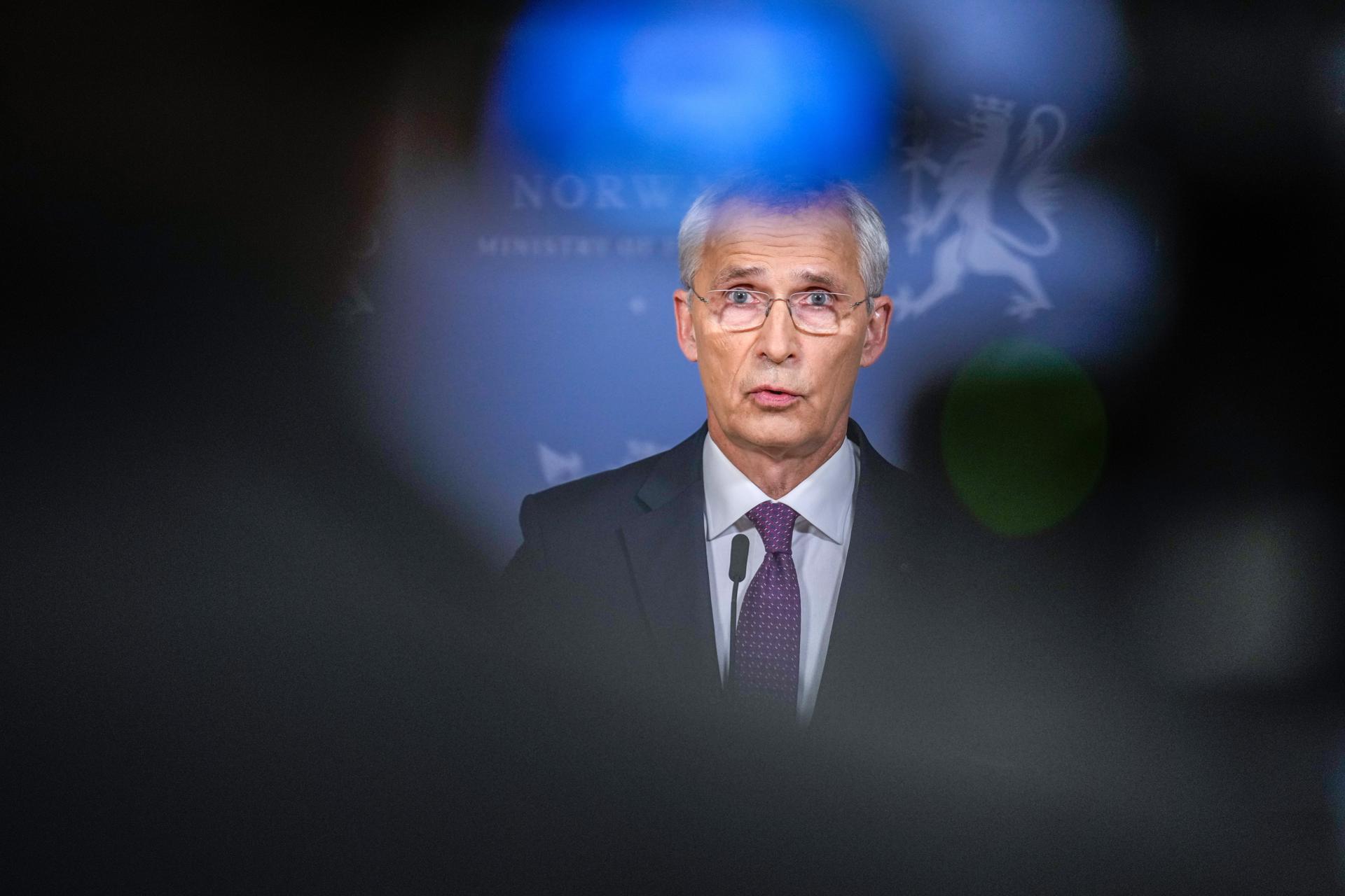 El ministro noruego de Finanzas, Jens Stoltenberg, durante una rueda de prensa en Oslo, Noruega, hoy 18 de agosto de 2025. EFE/EPA/Fredrik Varfjell NORWAY OUT