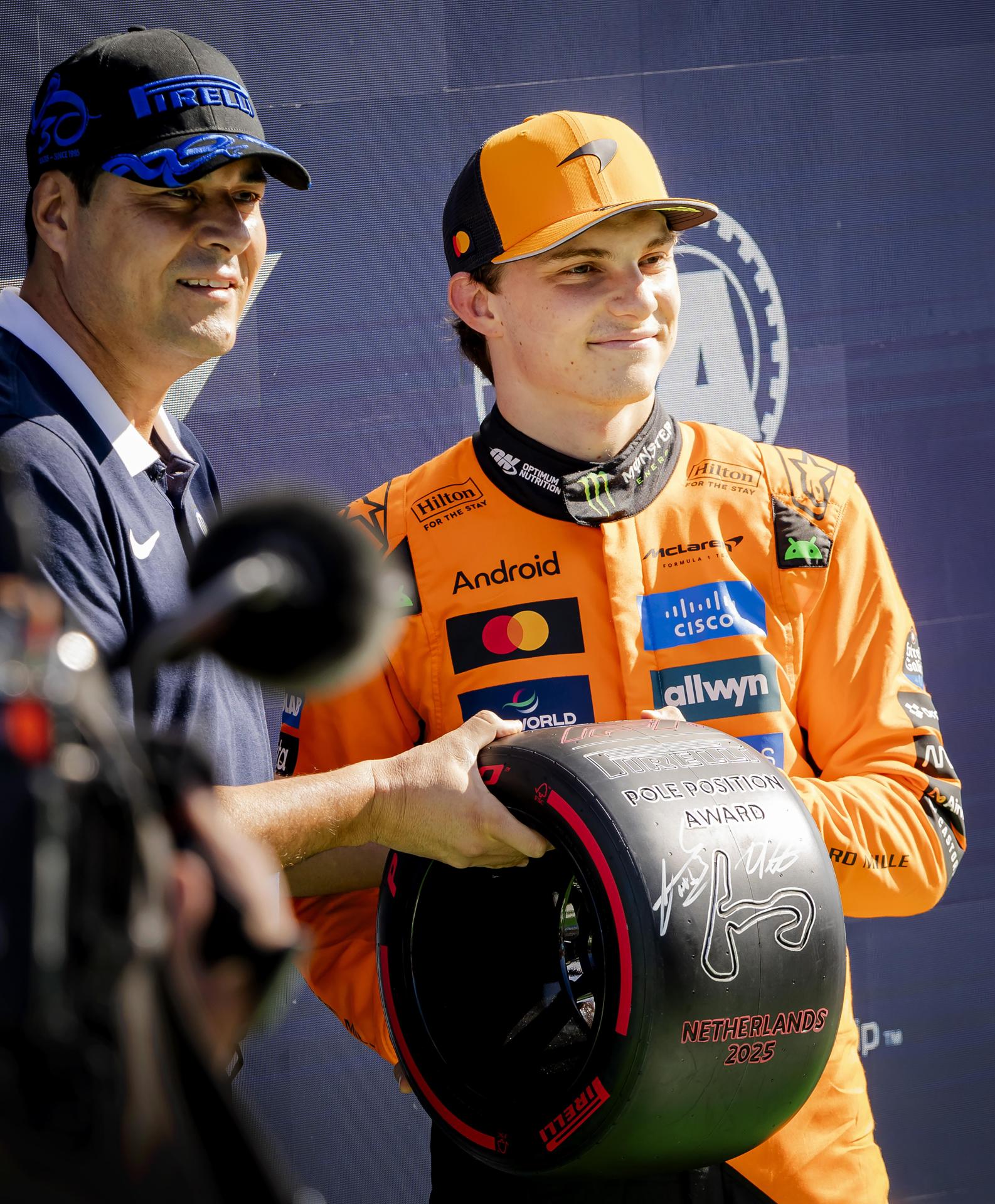El australiano Oscar Piastri (McLaren) en el Gran Premio de Países Bajos, en el circuito de Zandvoort. EFE/EPA/SEM VAN DER WAL