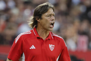 El argentino Matias Almeyda, entrenador del Sevilla. EFE/José Manuel Vidal