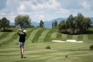 Fotografía de David Borrat, en la que puede verse en una imagen del pasado 25 de julio del campo Camiral de Caldes de Malavella (Girona), donde se disputará la Ryder Cup en 2031. EFE/David Borrat