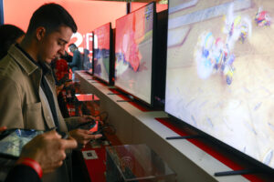 Imagen del pasado mayo de la presentación en España de la Nintendo Switch 2.EFE/ Blanca Millez