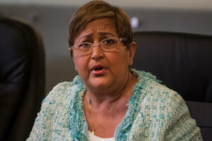 Foto de archivo de la expresidenta del Consejo Nacional Electoral de Venezuela Tibisay Lucena Ramírez. EFE/MIGUEL GUTIÉRREZ