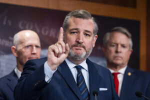 Fotografía de archivo donde aparece el senador republicano de Texas Ted Cruz. EFE/ Jim LoSclazo