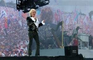 El músico británico Rod Stewart. EFE/Andy Rain