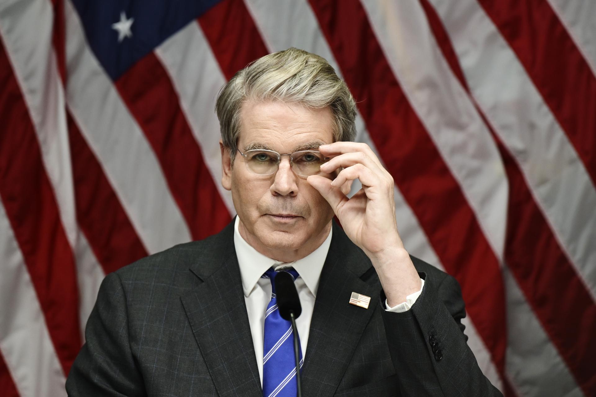 El secretario estadounidense del Tesoro, Scott Bessent, en una foto de archivo. EFE/EPA/Magnus Lejhall SWEDEN OUT