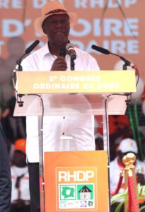 Imagen de archivo del presidente de Costa de Marfil, Alassane Ouattara.
EFE/EPA/LEGNAN KOULA