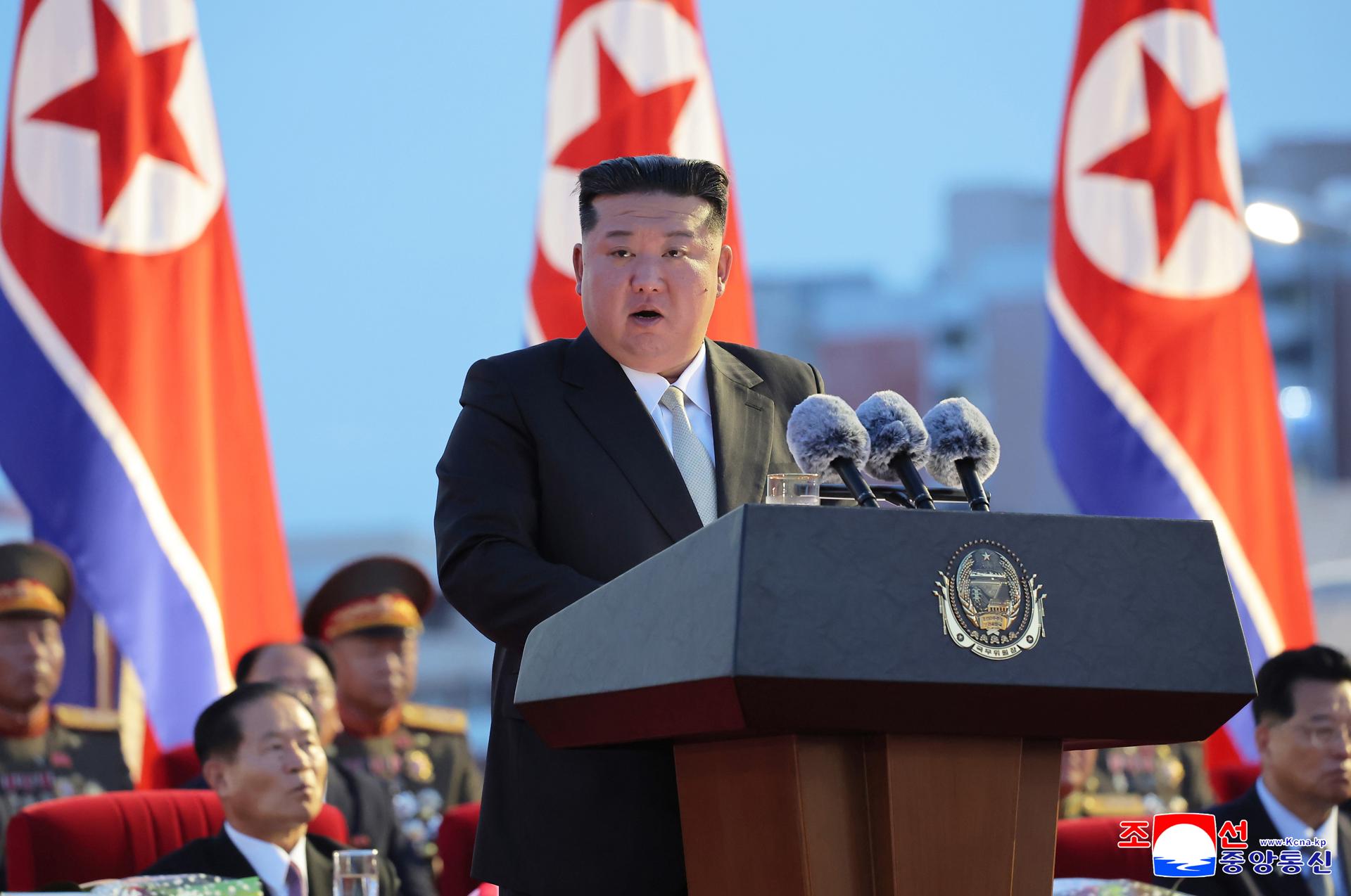 El líder de Corea del Norte, Kim Jong-un, en una fotografía de archivo. EFE/KCNA
