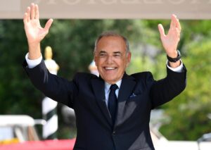 El director del Festival Alberto Barbera llega a la playa del Lido antes de la ceremonia de apertura del 82º Festival Internacional de Cine de Venecia, en Venecia, Italia, 27 de agosto de 2025. EFE/EPA/ETTORE FERRARI