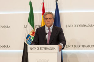 El dimitido consejero de Vox en el Gobierno de la Junta de Extremadura, Ignacio Higuero. EFE/ Jero Morales