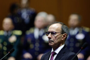 Foto de archivo del ministro de defensa de Paraguay, Óscar González. EFE/ Juan Pablo Pino
