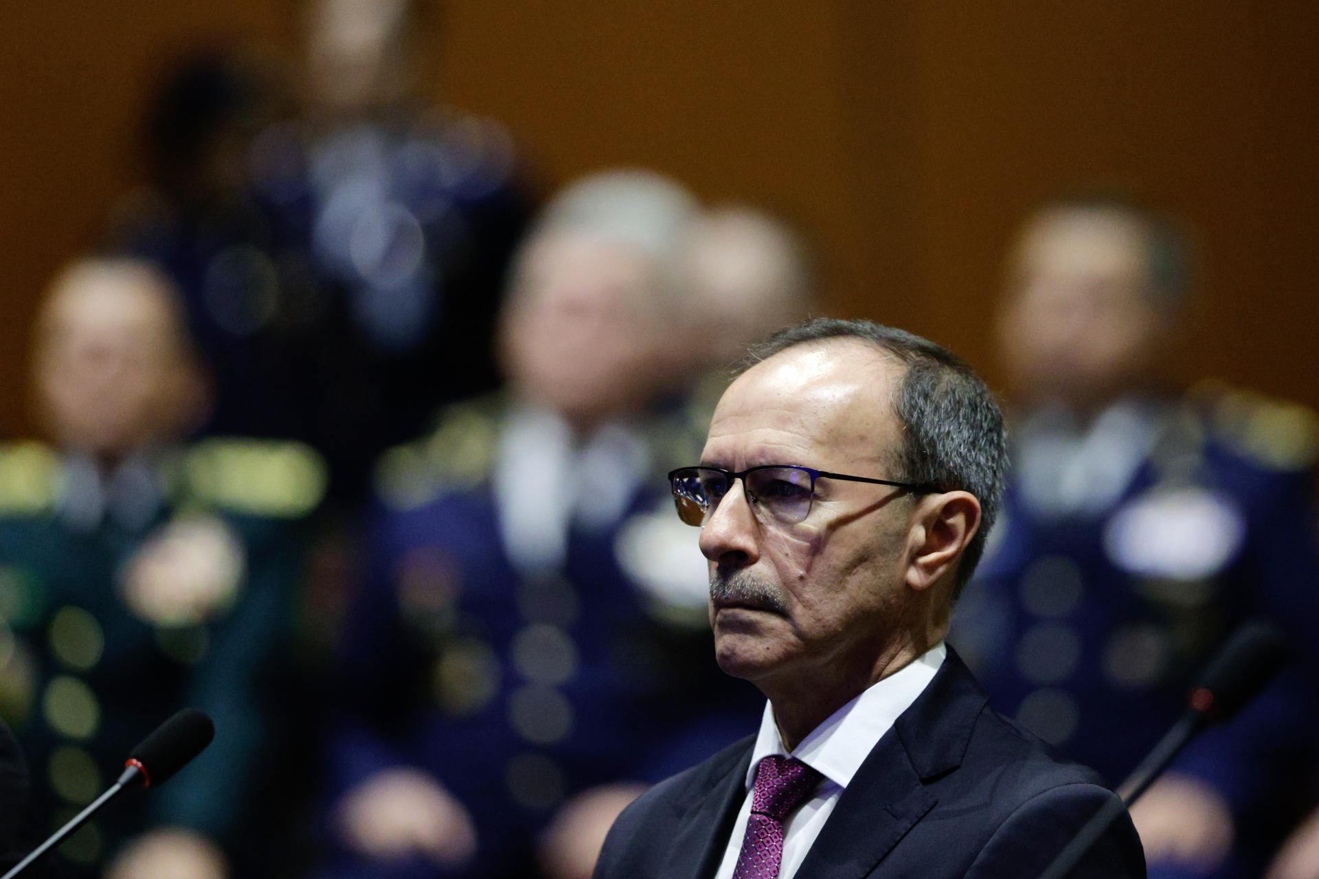 Foto de archivo del ministro de defensa de Paraguay, Óscar González. EFE/ Juan Pablo Pino
