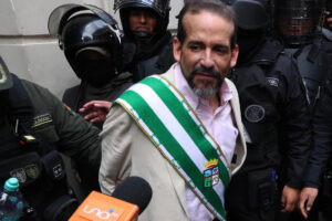 Fotografía de archivo del gobernador suspendido de Santa Cruz, Luis Fernando Camacho. EFE/ Luis Gandarillas