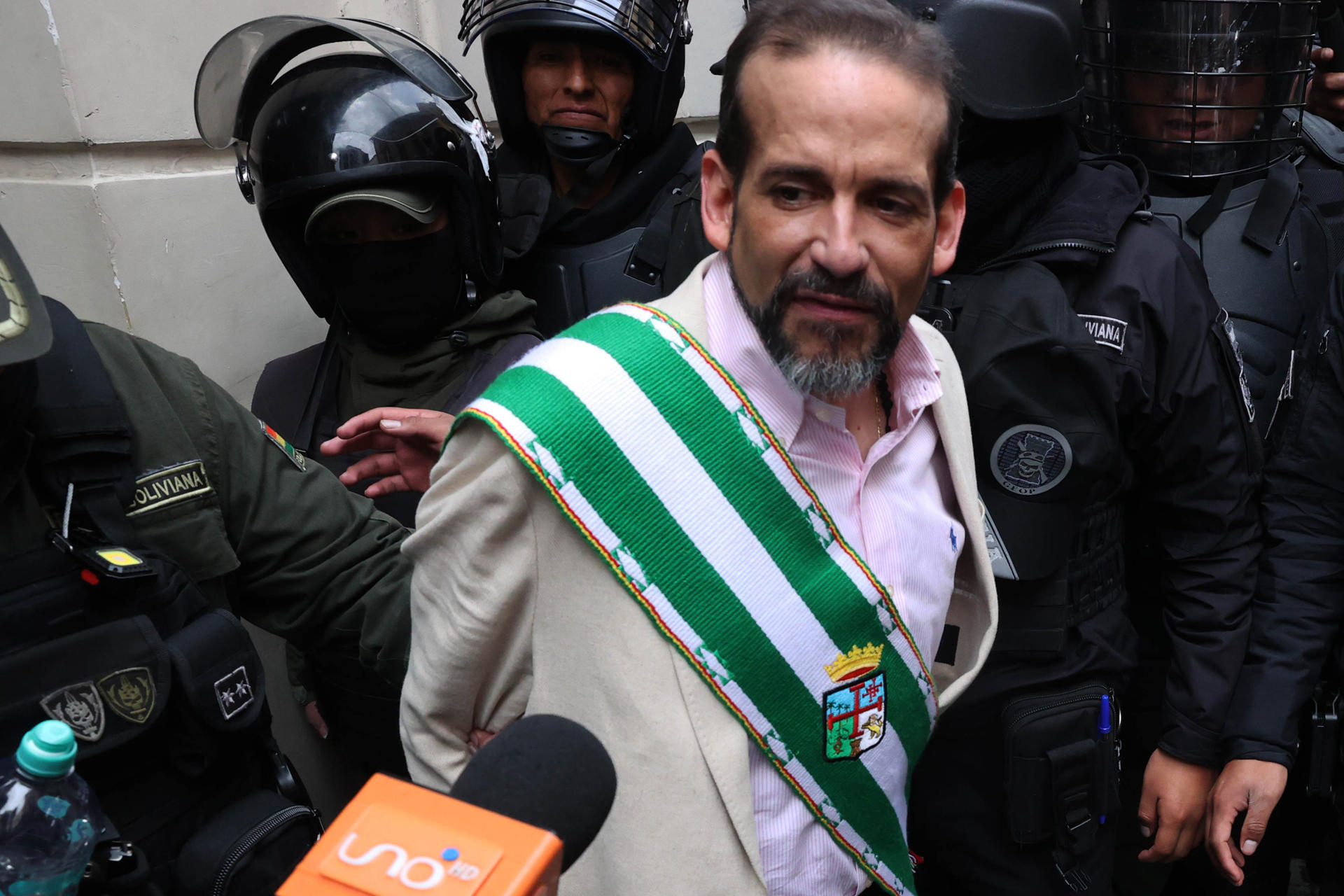 Fotografía de archivo del gobernador suspendido de Santa Cruz, Luis Fernando Camacho. EFE/ Luis Gandarillas
