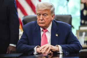Foto de archivo del presidente de Estados Unidos Donald Trump EFE/WILL OLIVER /