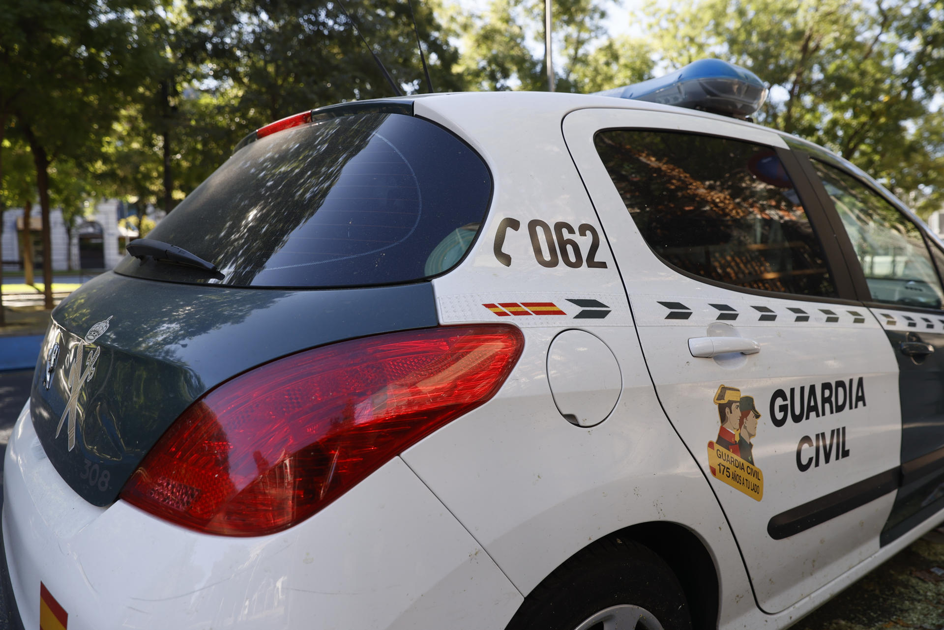 Imagen de archivo de un coche de la Guardia Civil.  EFE/Mariscal