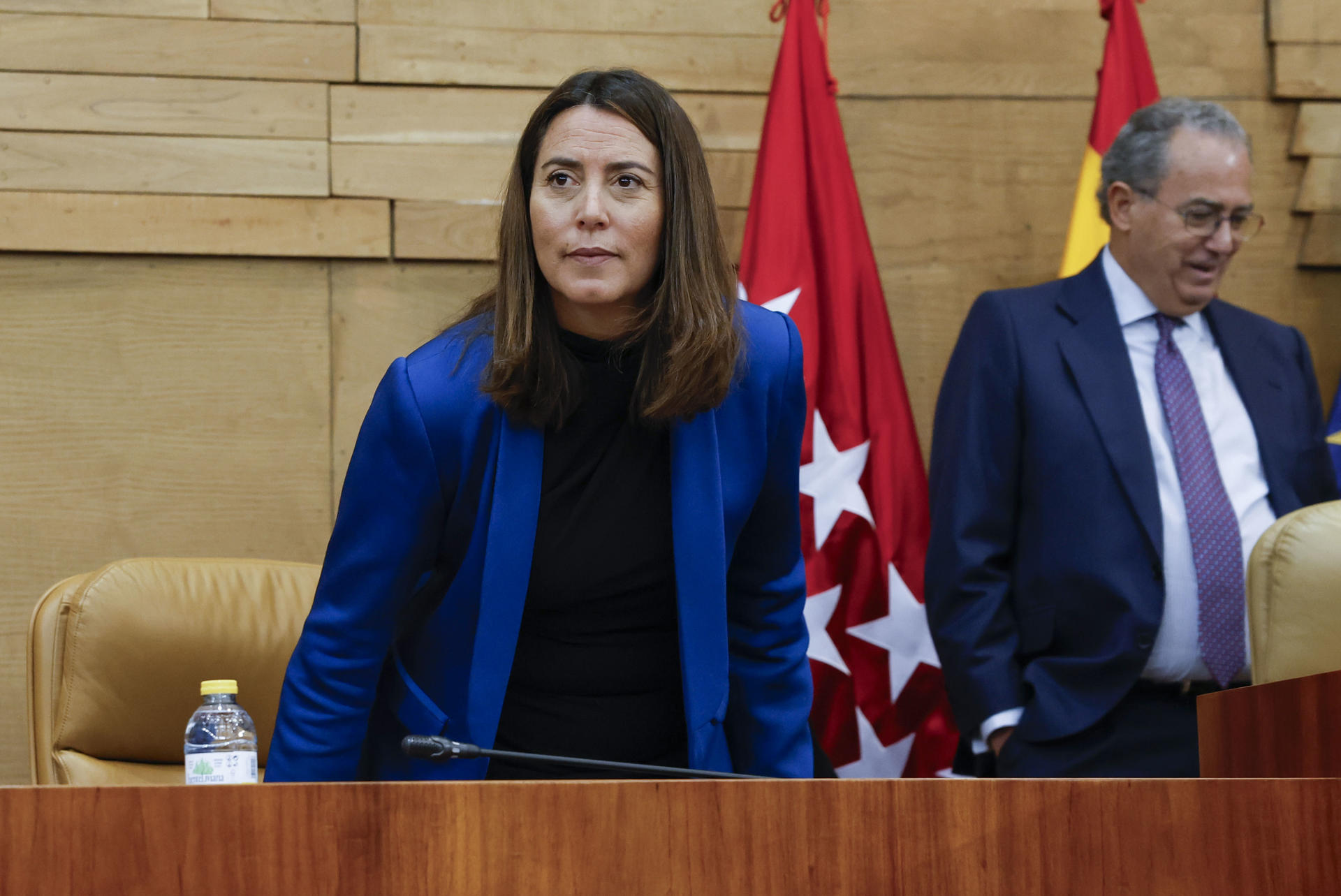 La vicepresidenta primera de la Mesa de la Asamblea de la Comunidad de Madrid, Ana Millán Arroyo, durante un pleno en la Asamblea de Madrid. EFE/ Chema Moya