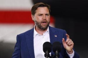 Fotografía del 13 de agosto del vicepresidente de EE.UU., JD Vance. EFE/TOLGA AKMEN
