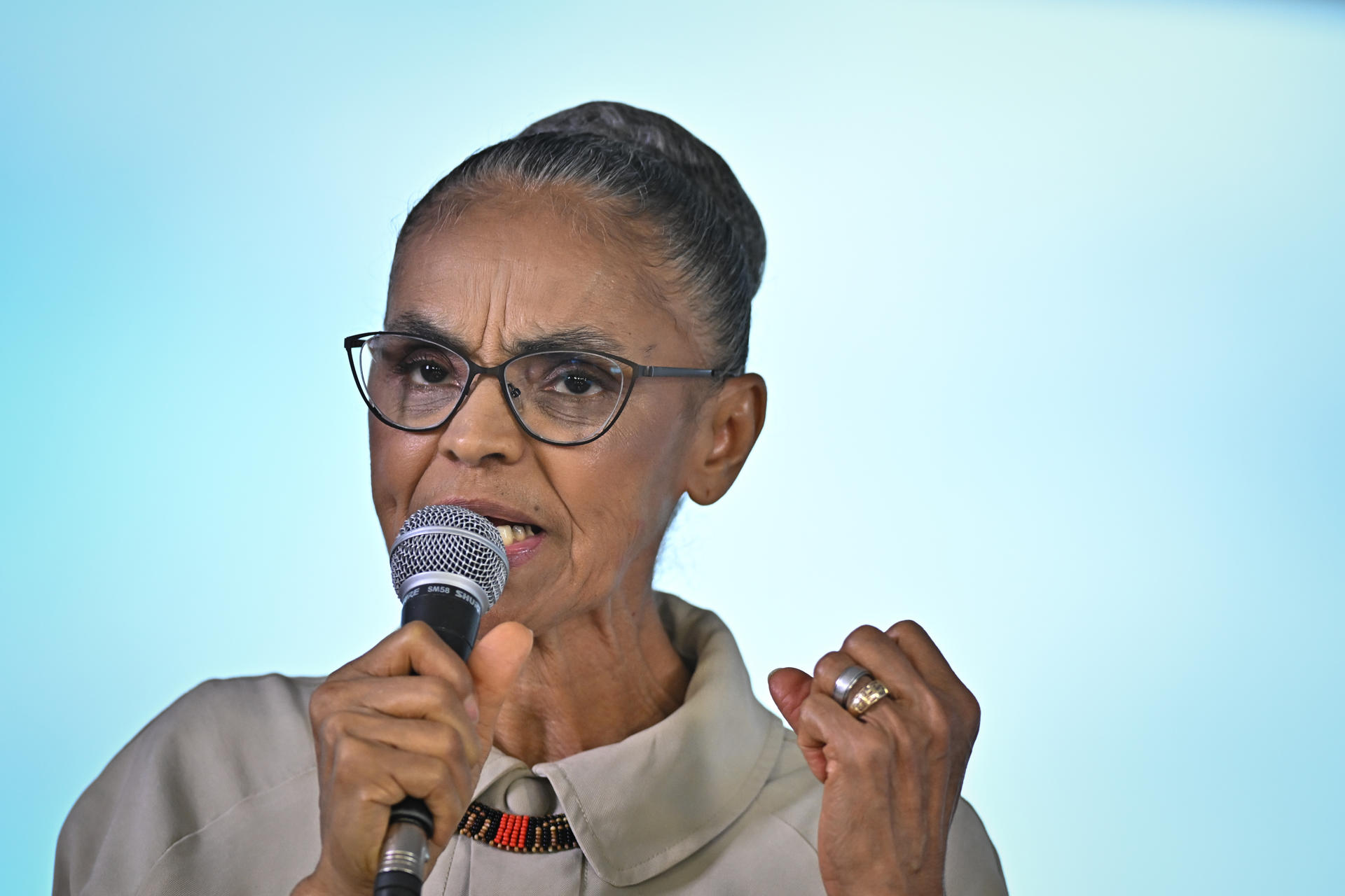 Fotografía de archivo de la ministra de Medio Ambiente de Brasil, Marina Silva. EFE/Andre Borges